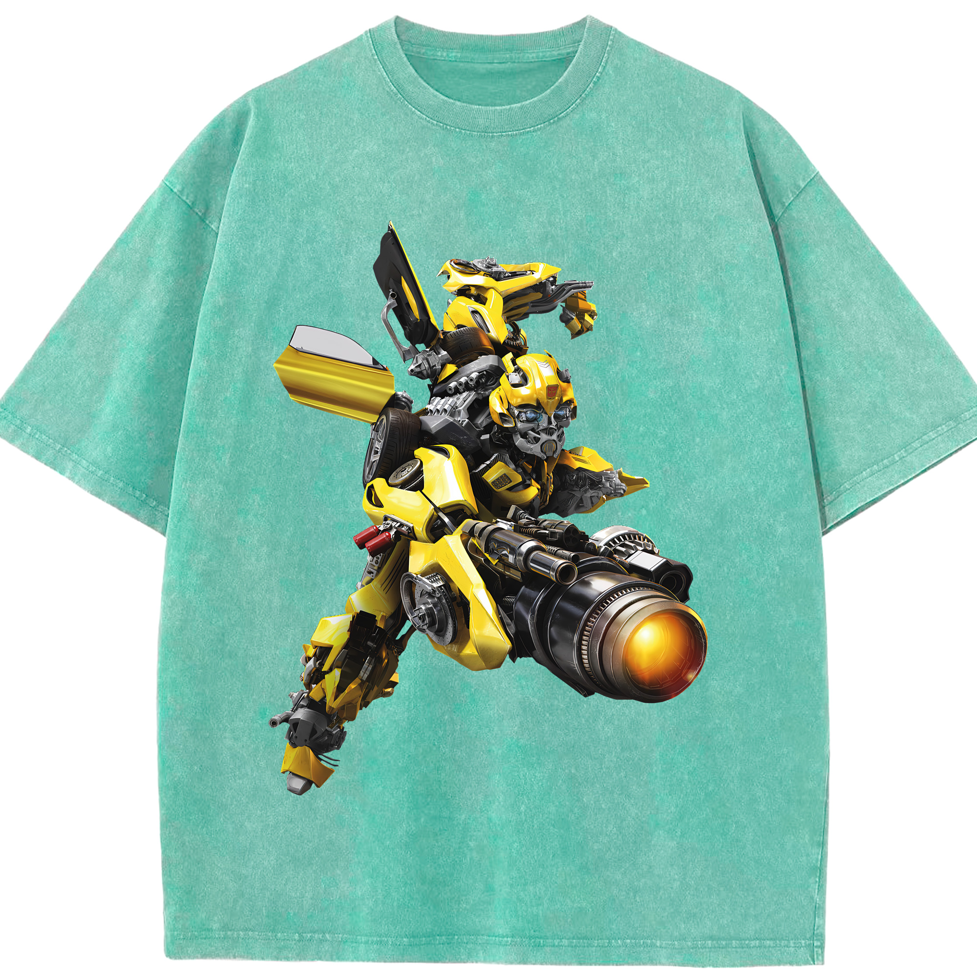 （画像用） Transformers トランスフォーマー 綿100% ヴィンテージ風 半袖Tシャツ（フロントプリント）